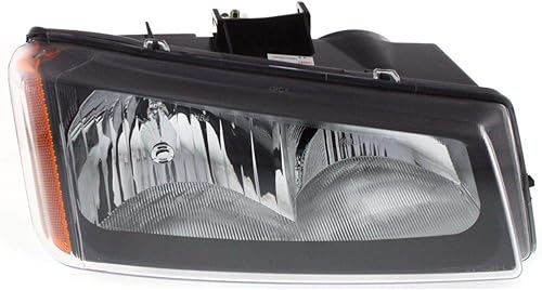 FITRITE AUTO PARTS - Conjunto de lámpara halógena derecha para Chevrolet Silverado 2003-2006, reflector estriado, incluye 2007 Classic GM2503257