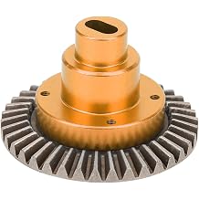Connect Box 38T Main Gear, Connect Box Gear 38mm X 26mm Metal for 1/10 RC Car for 94180Golden