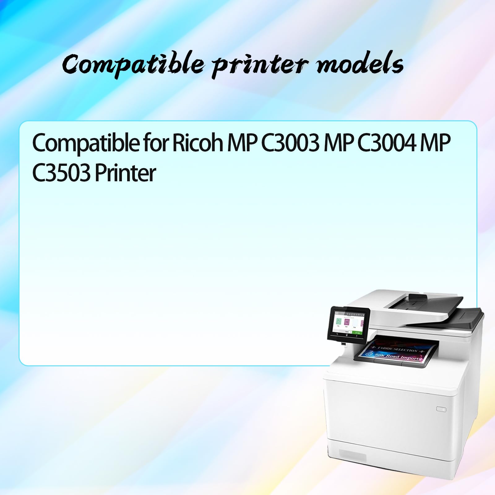 Amazon.com: Compatible for Ricoh MP C3504 C3504 Toner Cartridge MP