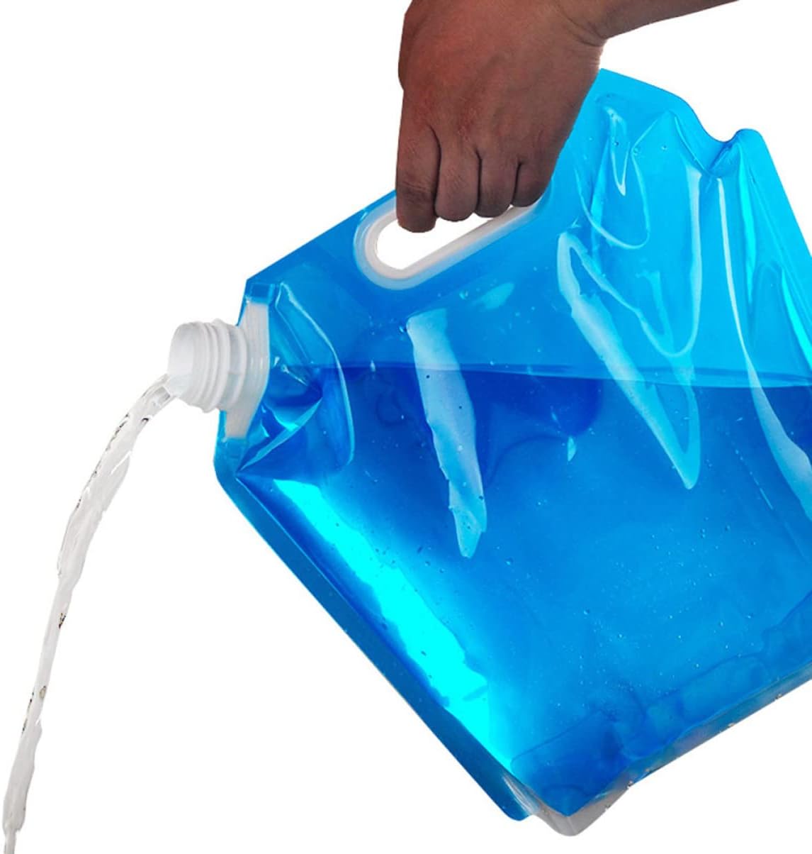 Hemoton 4pcs Large Capacity Collapsible Water Tank Portable Dry Bag Backpack for Outdoor