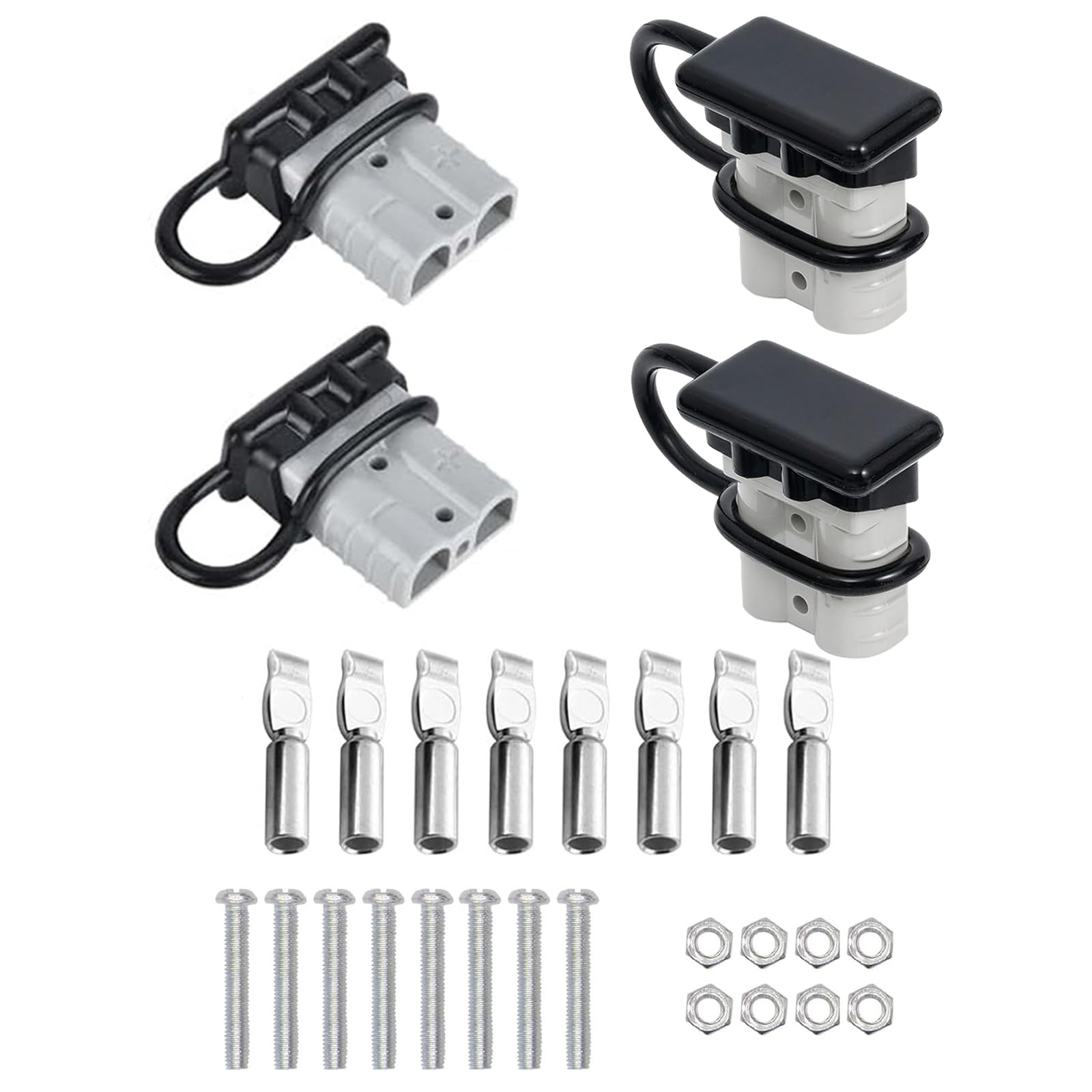 50 Amp Anderson Plugs and Connectors Kit Charger Battery Power ...