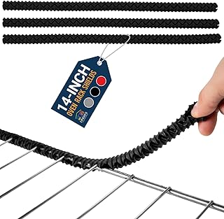 Silicone Oven Guards for Racks by Linda’s Essentials (3 Pack) - Heat-Resistant Rack Protectors Shield, Prevents Burns & Scars, Easy to Fit Design, Must-Have Kitchen Safety 14 Inches Long (Black)