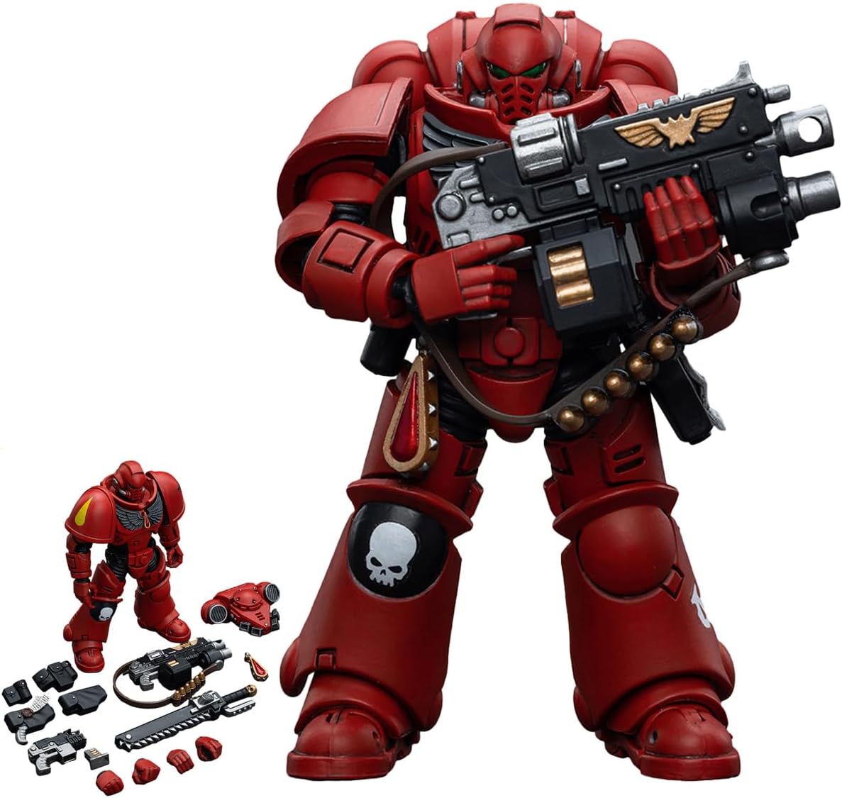 JoyToy 1/18 Warhammer 40,000 Action Figure Blood Angel Intercesar Model