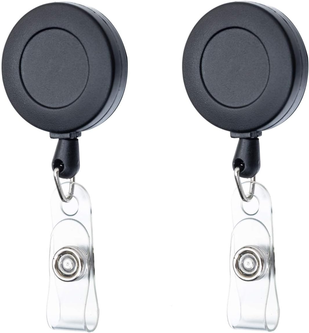 Retractable Badge Holder Carabiner Reel Clip On Id Card