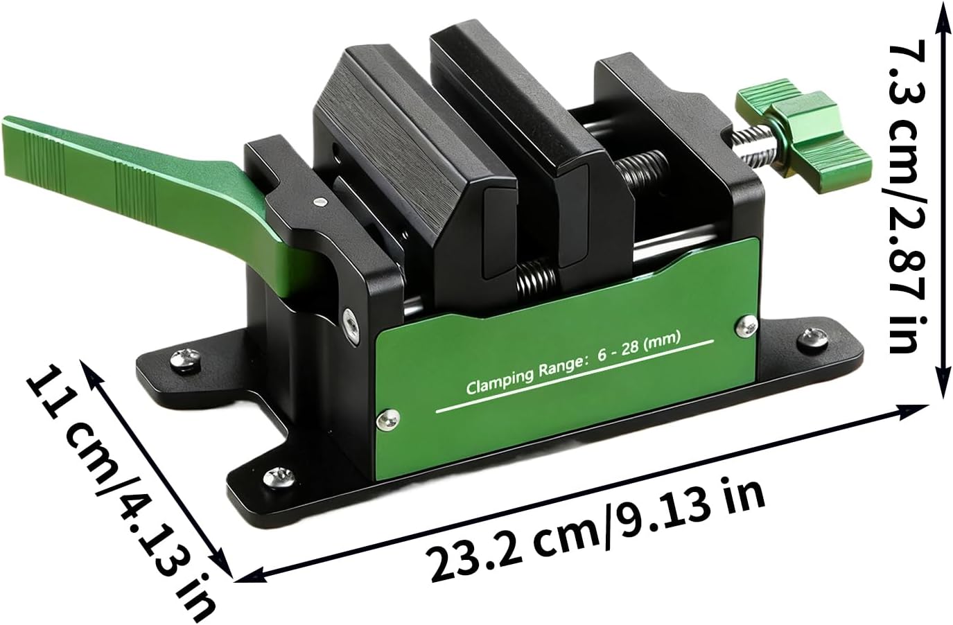 Golf Club Vise Clamp – 9.13x4.33x2.87 Inches Aluminum Shaft Clamp | Golf Grip Removal Tool | Adjustable Club Maintenance Accessory for Golfers DIY Repair Equipment