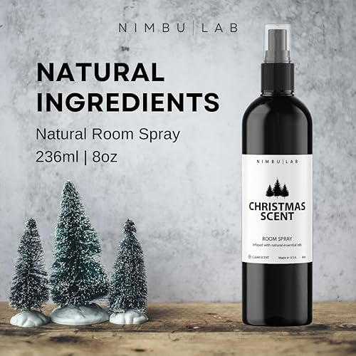 Miniatura 8 de Aroma de árbol de Navidad en espray para habitación, abeto Fraser, ambientador natural para el hogar, spray de lino, aroma tradicional de pino