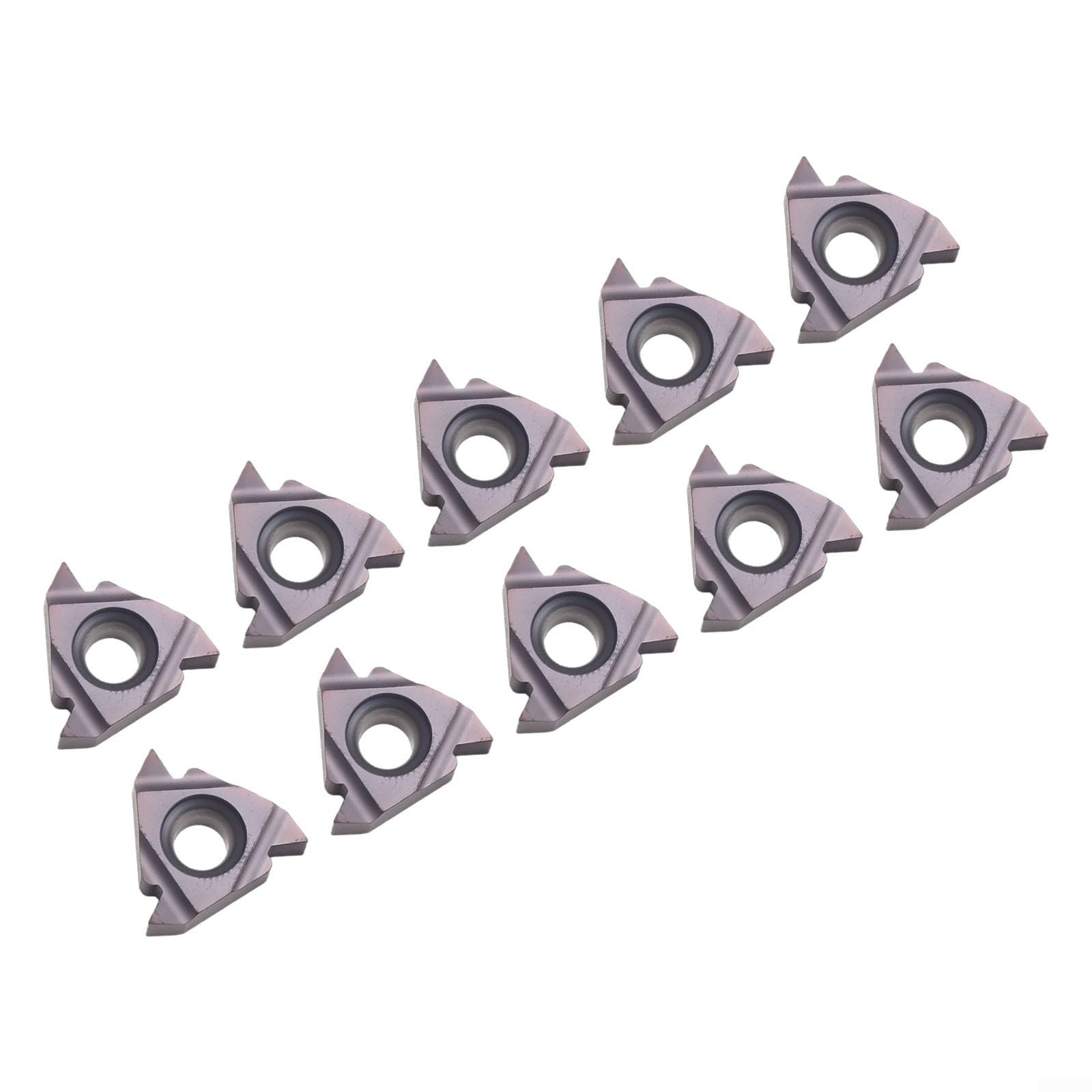 10 Stück Wendeschneidplatten aus CNC-Hartmetall, 16ER AG60 SMX35 für Edelstahl-Bearbeitungswerkzeuge Ersatzteile