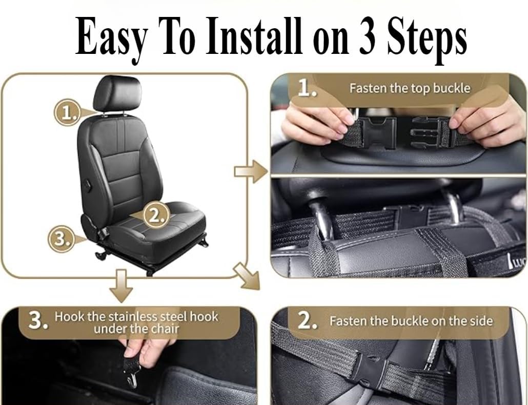 Autositz Organizer Rückenlehnen für Volkswagens Lavida Utensilientaschen Auto Multifunktional Wasserdicht Rücksitz Organizer mit Klapptisch, Tablet Tasche und Viele Taschen(2PCS)