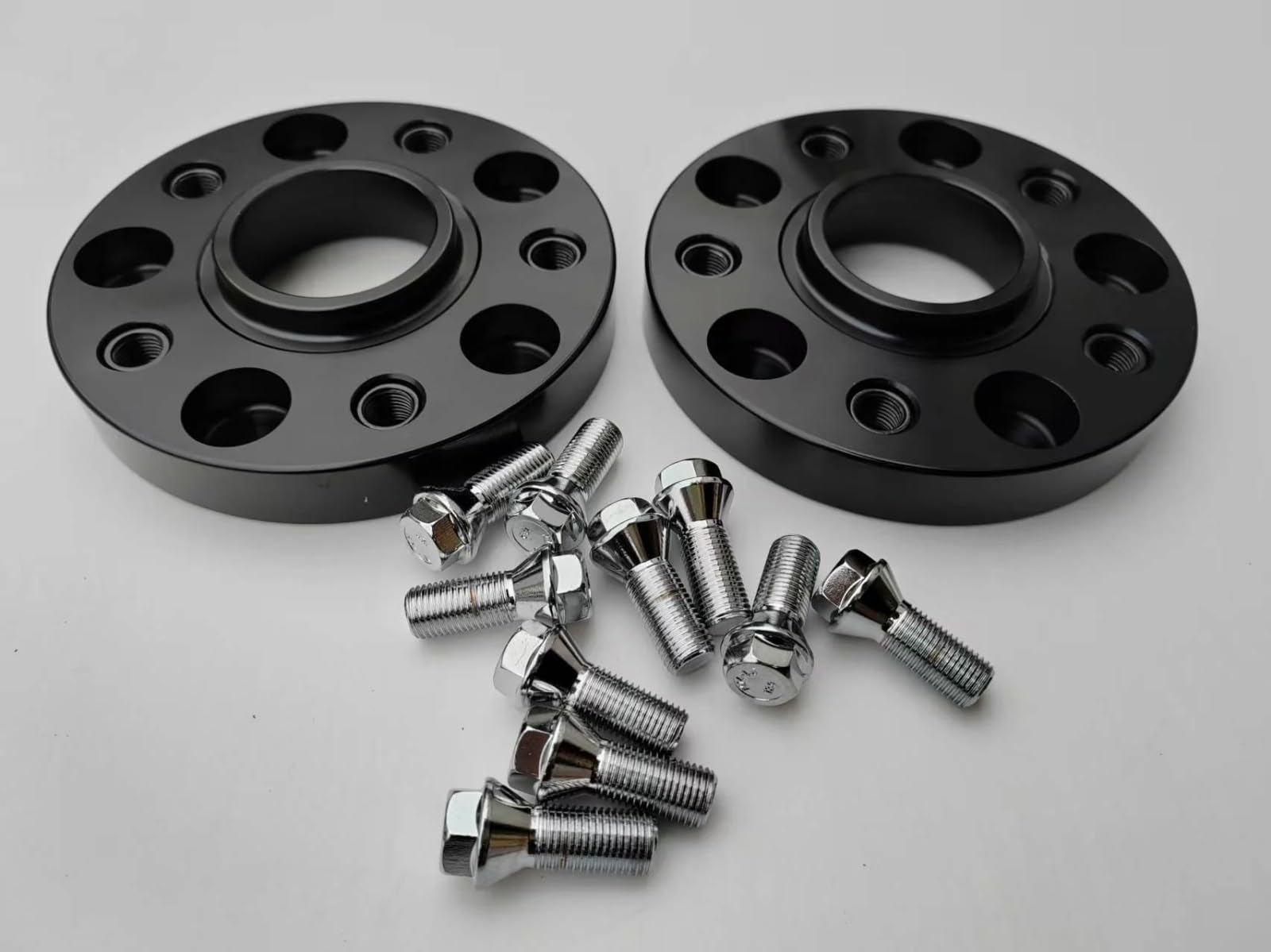 Entretoises Jantes Adaptateur Joint Bride Centré Sur Moyeu, Entretoise Roue En Aluminium, Accessoires Voiture, 2 Pièces 30mm 5x112 66.45 14x1.5, Compatible Avec A4 B8 S5