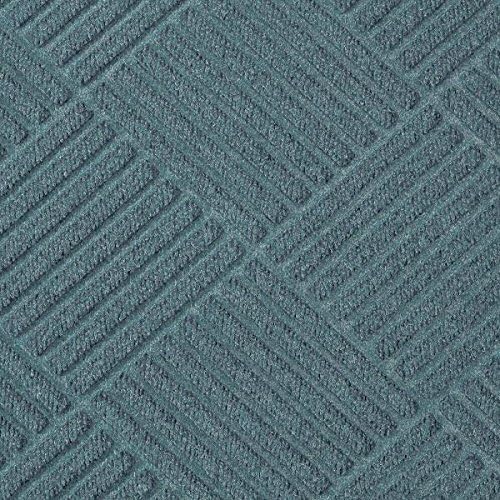 American Floor Mats Waterhog Premier Fashion Bluestone 3' x 4' Entrance Mat - Gripper Back, Fabric Border