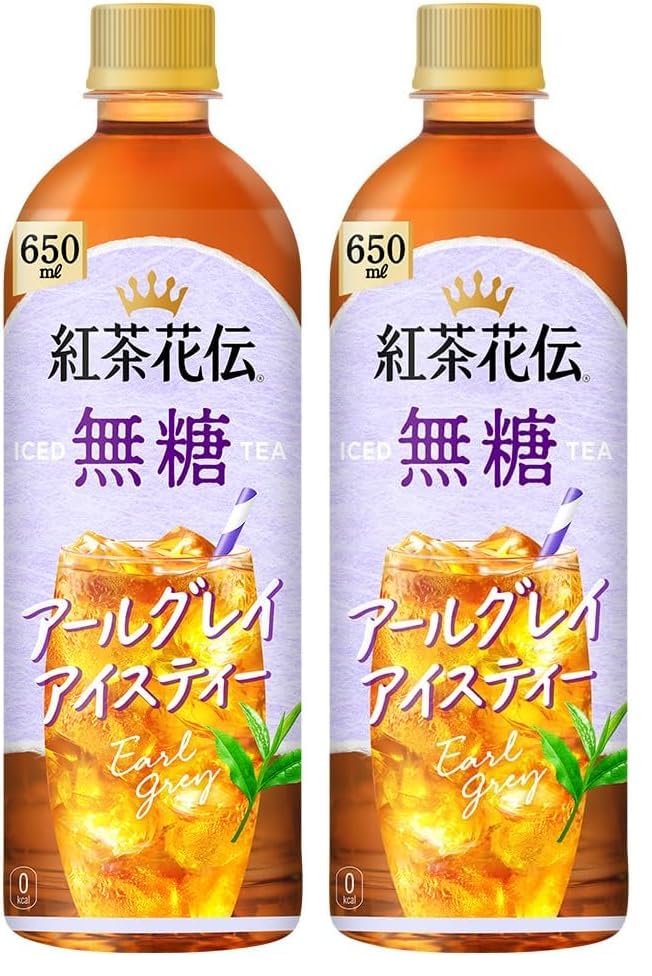 Amazon.co.jp: 紅茶花伝 無糖 アールグレイアイスティー 650mlPET (× 2