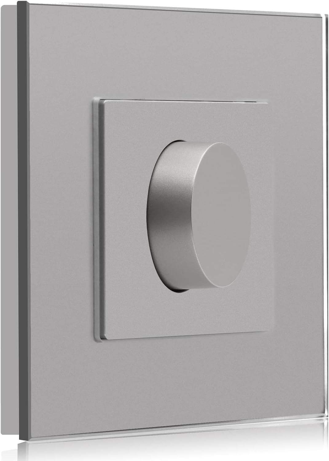 BSEED LED Dimmer Switch Grey,1 Gang Rotary LeadingEdge Dimmer Light