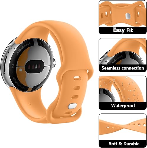 Miniatura 3 de Correa de reloj Pixel compatible con Google Pixel Watch BandPixel Watch 2, correa de silicona suave para mujeres y hombres, correa deportiva