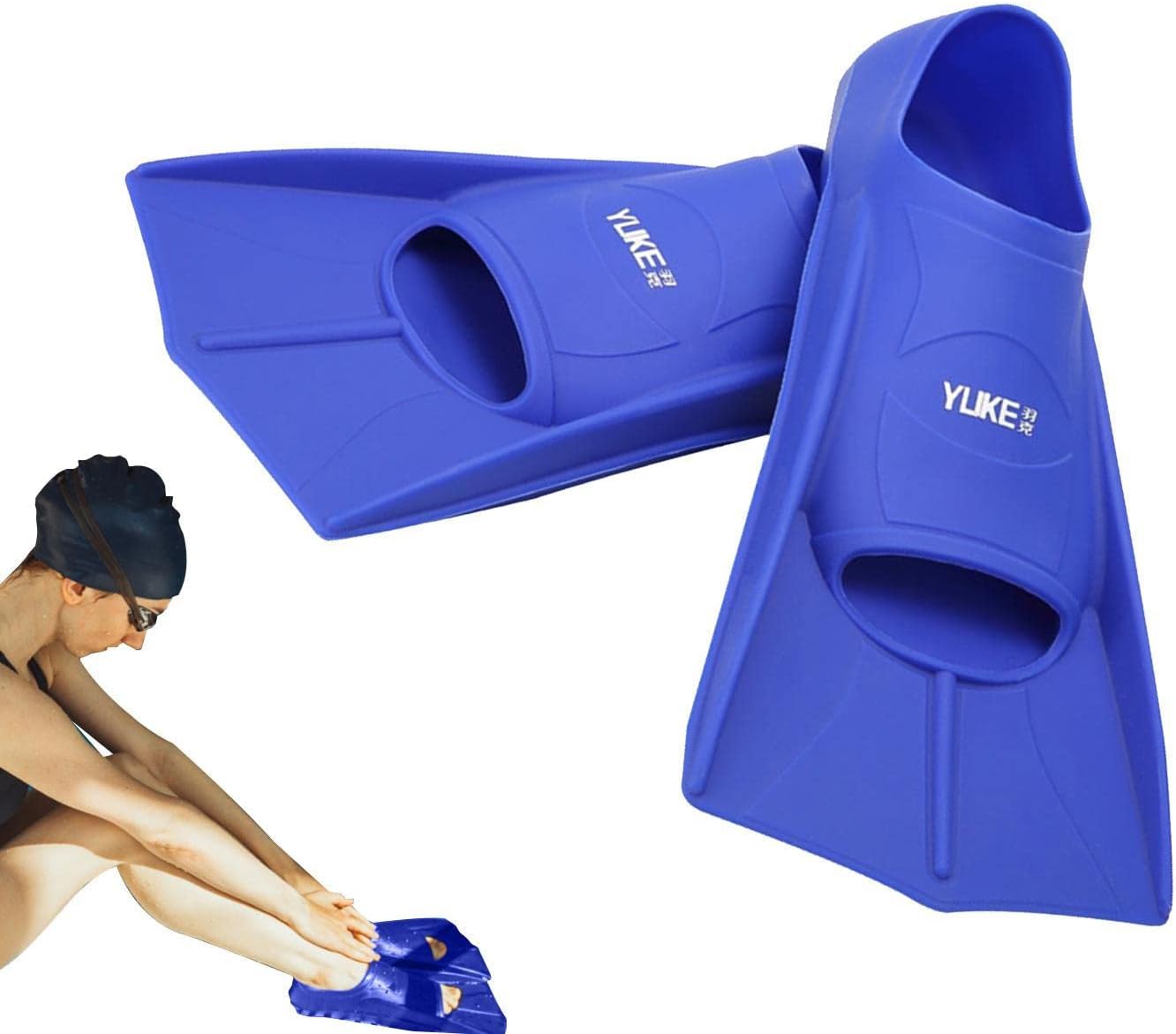 Snorkel Fins,Light Full Foot Swim Fins | Open Snorkeling Fins for Traveling Diving Scuba for Swimming Training, Kid Adult Swiming