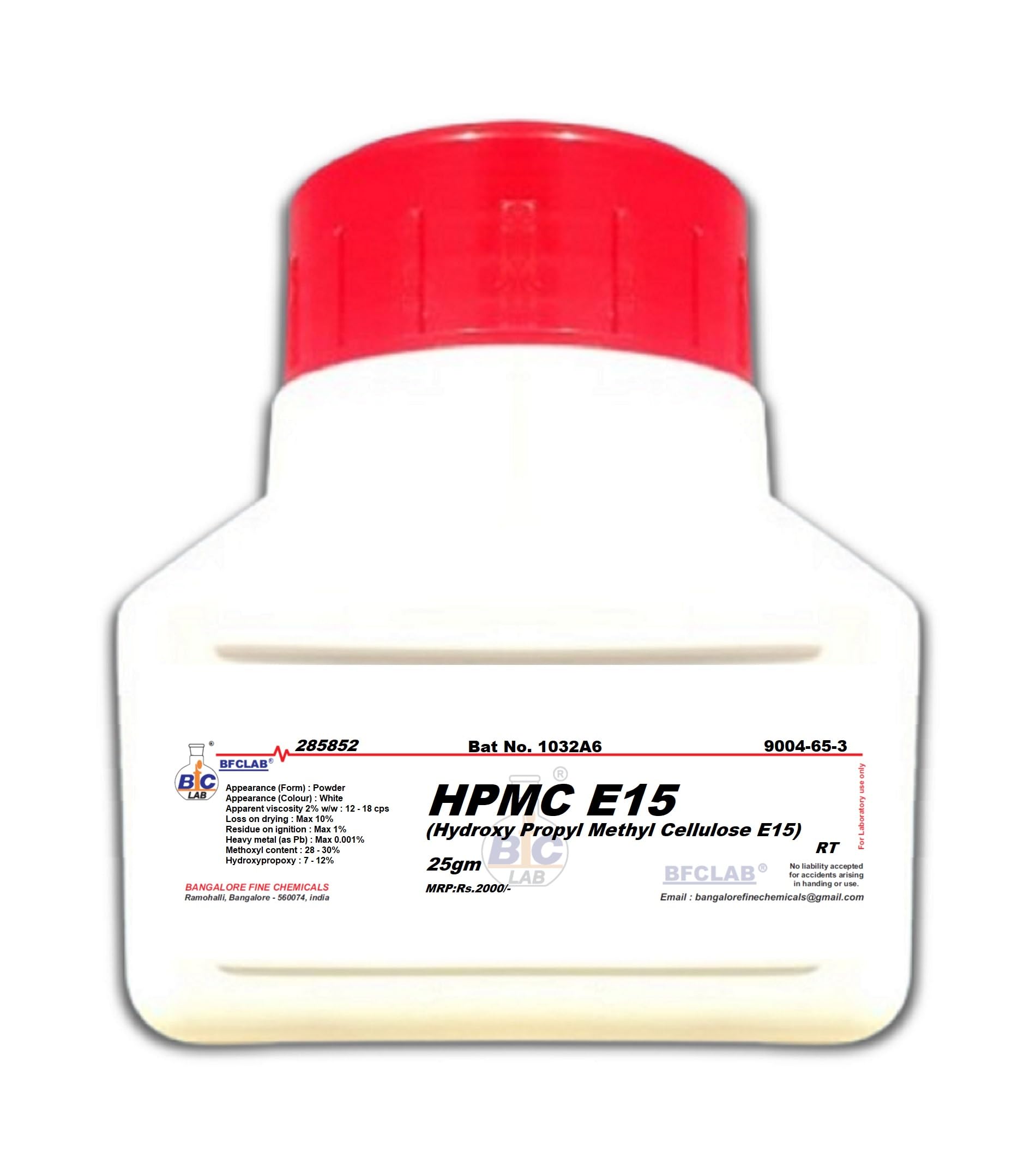 HYDROXY PROPYL METHYL CELLULOSE E15-25gm (HPMC E15)-image-35