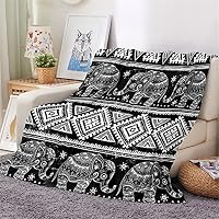 Chickw11 Coperta di Flanella 3D, Elefante Stampa Coperte Flanella Microfibra Morbida Leggera Coperte Comfort Calda Coperta per Divano o Letto Singolo Matrimoniale (100x150cm,Elefante Dipinto