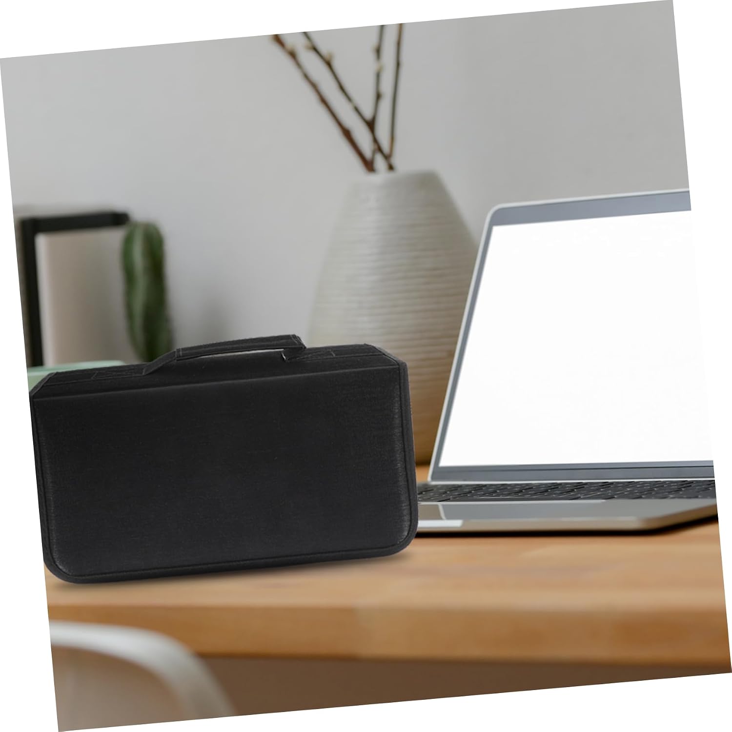 2pcs Large Capacity Hard CD Case Holder Organizer Portable Disc Bag for Dvd Storage Stackable Design and Break Resistant for Music and Video Discs