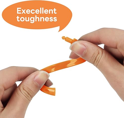 Miniatura 9 de Qulable Paquete de 12 anillos circulares para cortina de ducha, ganchos de plástico para baño, se deslizan fácilmente en la barra de ducha de baño