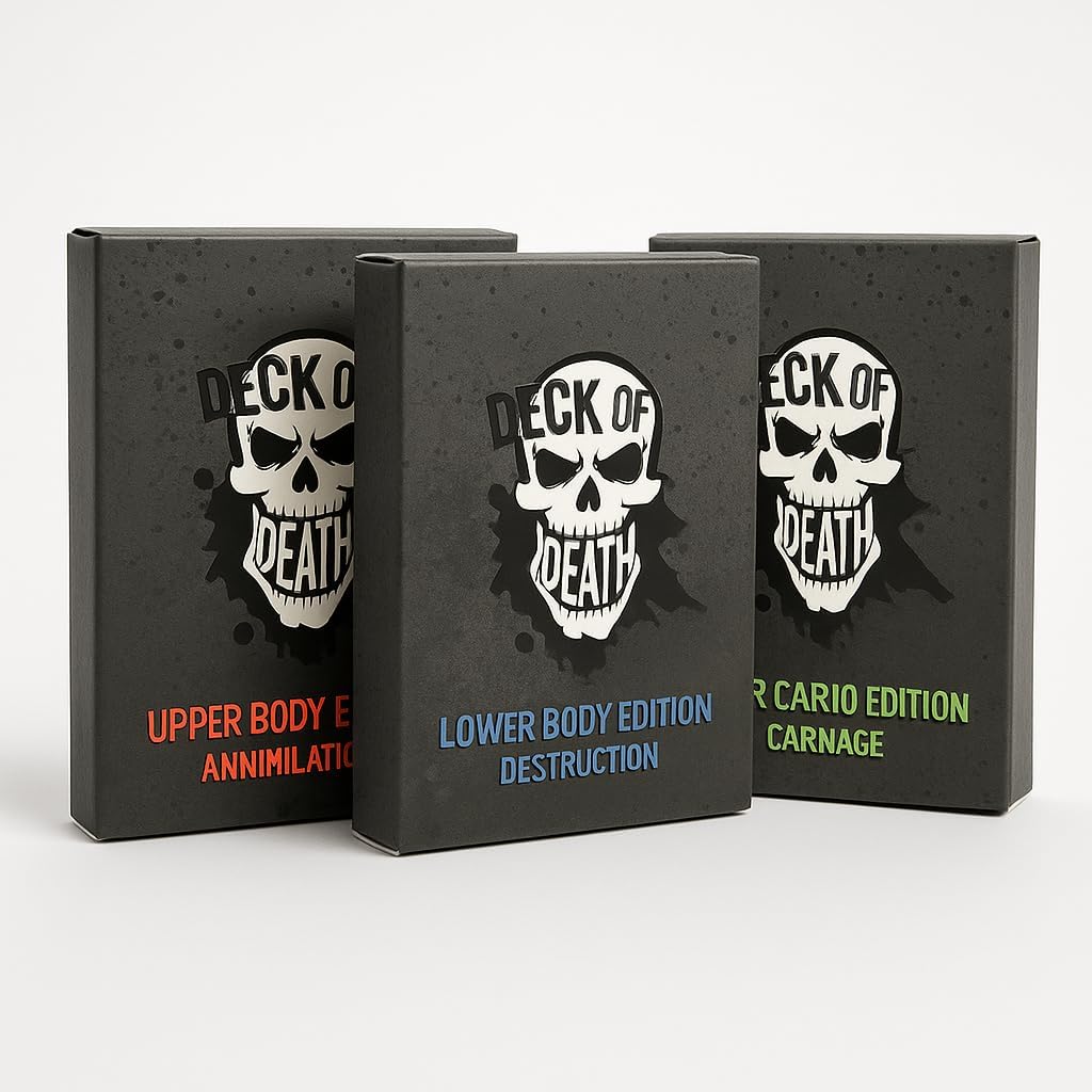 Workout Cards Deck of Death (Fitness Trifecta Bundle)