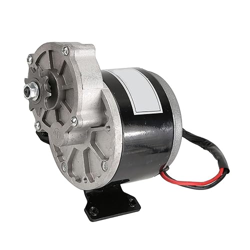 Miniatura 5 de Motor eléctrico de reducción de engranajes, motor de reducción de engranajes MY1025Z2 de 12 V 250 W con piñón de 9 dientes, reductor de motores de