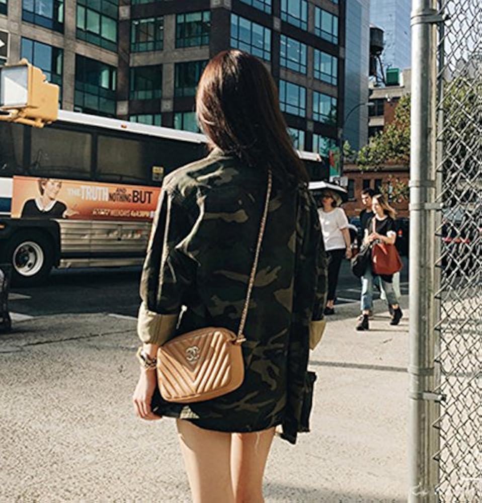 Amazon.co.jp: 迷彩 ジャケット 迷彩柄ビッグシャツ 長袖 レディース