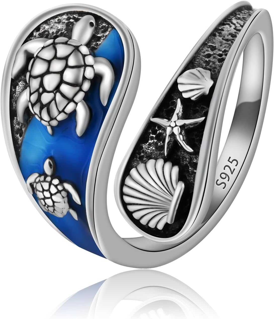 Spoon Rings for Women 925 Sterling Silver Sunflower Adjustable Thumb Spoon Rings Celtic Knot Promise Engagement Statement Boho Vintage Finger Open Antique Rings Jewelry