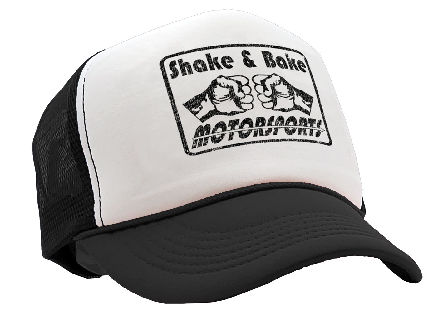 The Goozler - Shake and Bake Motorsports - Ferrell Movie - Vintage Retro Style Trucker Cap Hat