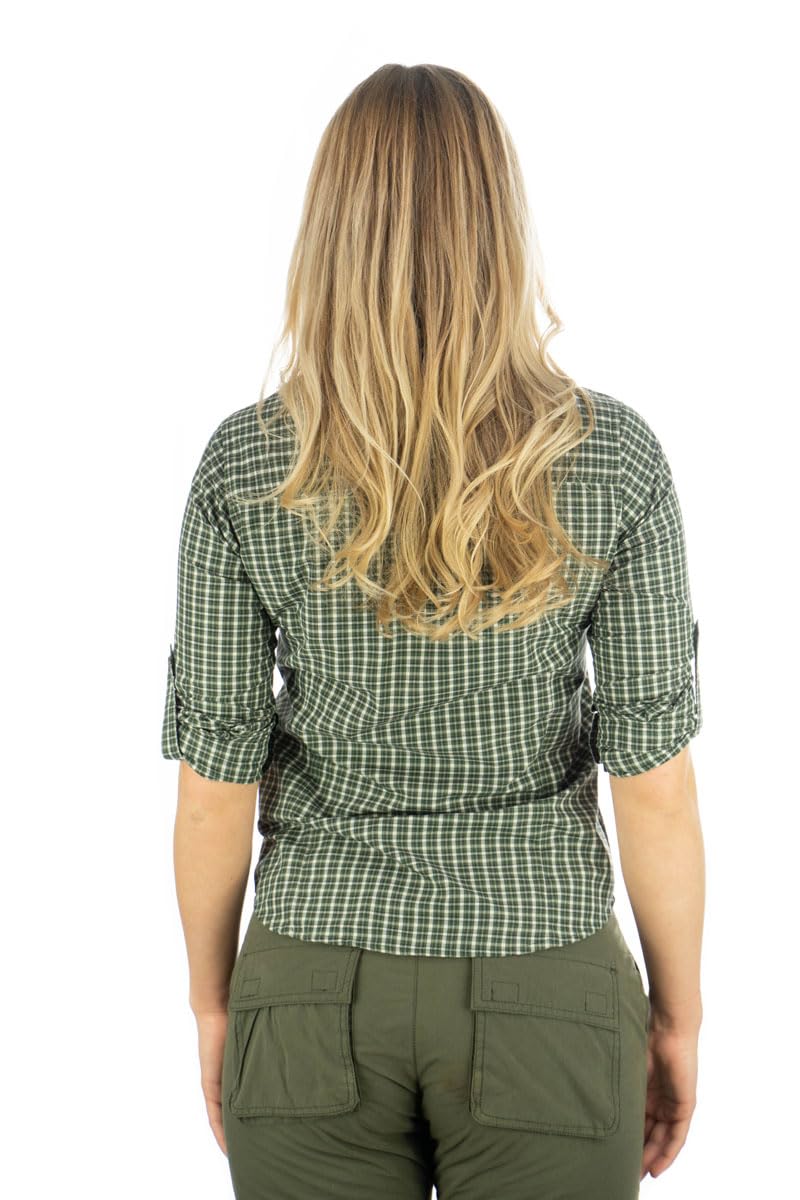 TOM COLLINS Damen Bluse Langarm Freizeitbluse mit Liegekragen Twoios