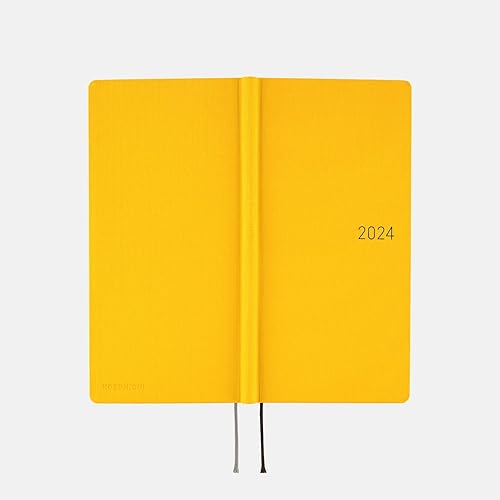 Miniatura 3 de Hobonichi Techo Weeks InglésAlto y Delgado TamañoEnero 2024 Inicio Colores Poppin' Amarillo