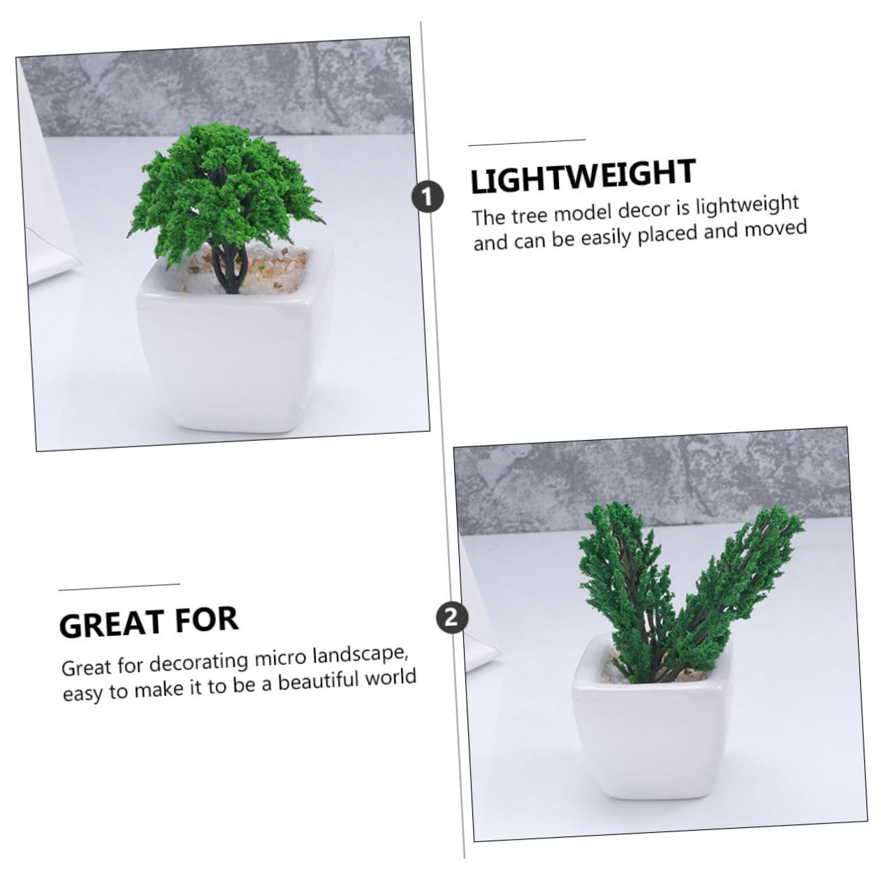 SHINEOFI 210piezas Árboles Miniatura Decorativos para Maquetas y Paisajismo Modelos De Árboles Estilos Aleatorios Accesorios para Terrarios y Escenarios De Paisaje