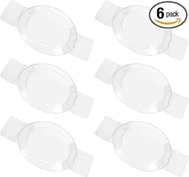 6Pcs Eye Patch Medical Plastic Eye Shield After Cataract Surgery for Patient Men Women,Clear Eye Patch for Eye Post-Operative Recovery