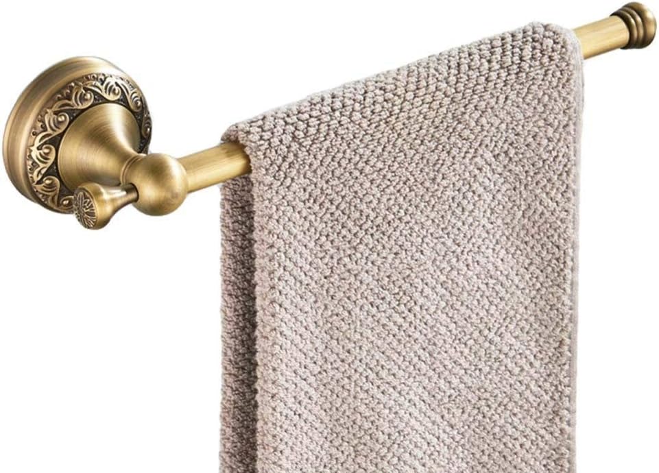 MMWYC Toallero de Pared con Base de latón en Relieve, Barra ...