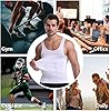 PHCOMRICH Canotta Snellente da Uomo a Compressione, Canottiera Snellente per Addominali, Canotta per Allenamento Addome, Colore Bianco, Bianco, M #4