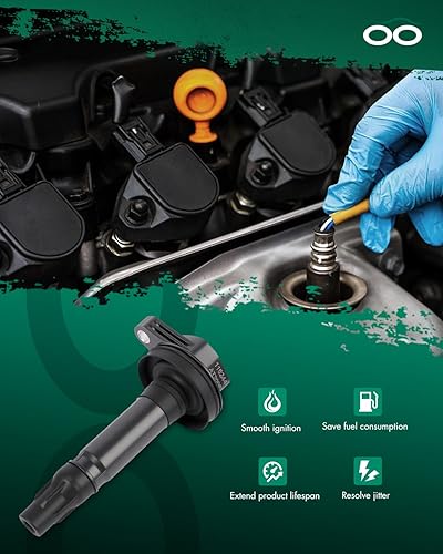 Vista 1143 de SCITOO 1 bobinas de encendido con 4 bujías de iridio para Chevrolet 2011-2015 Cruze 1.4L 2016 Cruze Limited 1.4L 2012-2020 Sonic 1.4L 2013-2021 Trax