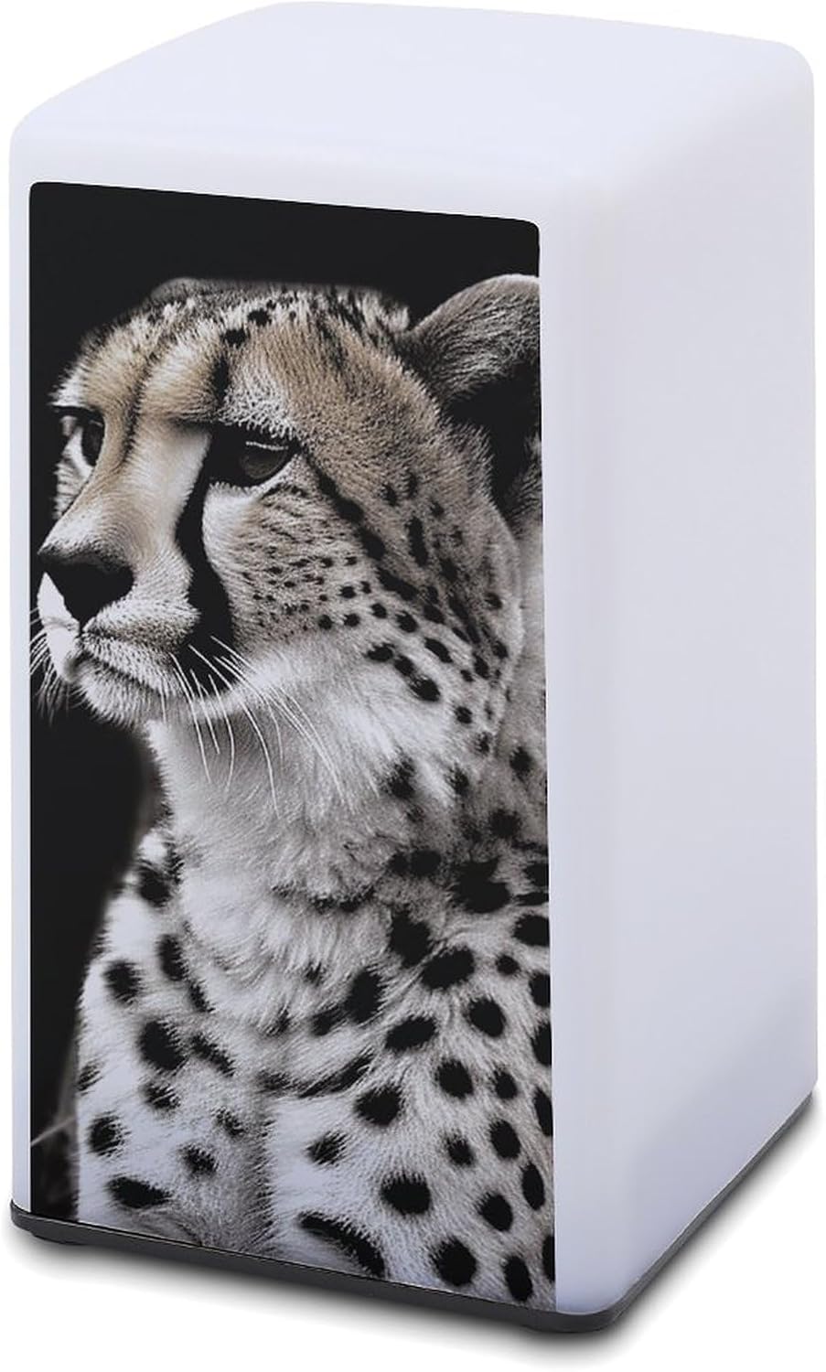 Desk Lamp Table Lamp with 2 Lighting Modes Battery Operated Cheetah Reading Lamp for Bedroom Nightstand