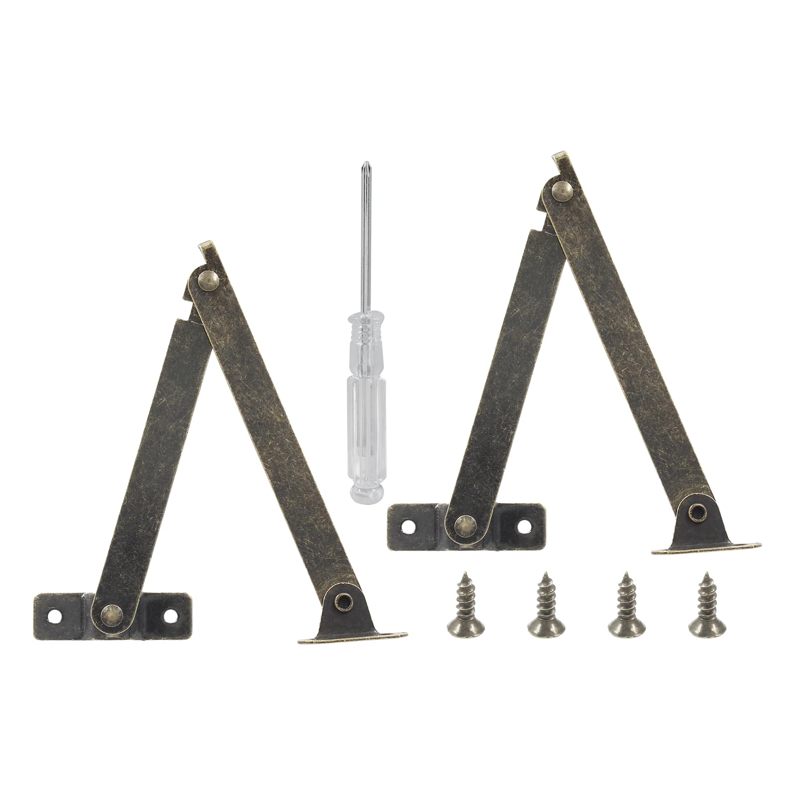 Hinges antigos de bronze - Caixa de jóias -7 Hinges antigos de bronze - Caixa de jóias -7