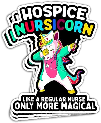 LECATI Calcomanías divertidas de unicornio para enfermera enfermera enfermera enfermera arco iris enfermera enfermera enfermera enfermera enfermera
