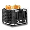 AKANE 1500W 4 Slice Toaster A.503, 4-Slice Bread Toaster with Fast Heating, Even Browning Control, Compact Tostadora for Breakfast Toast and Daily Kitchen Use