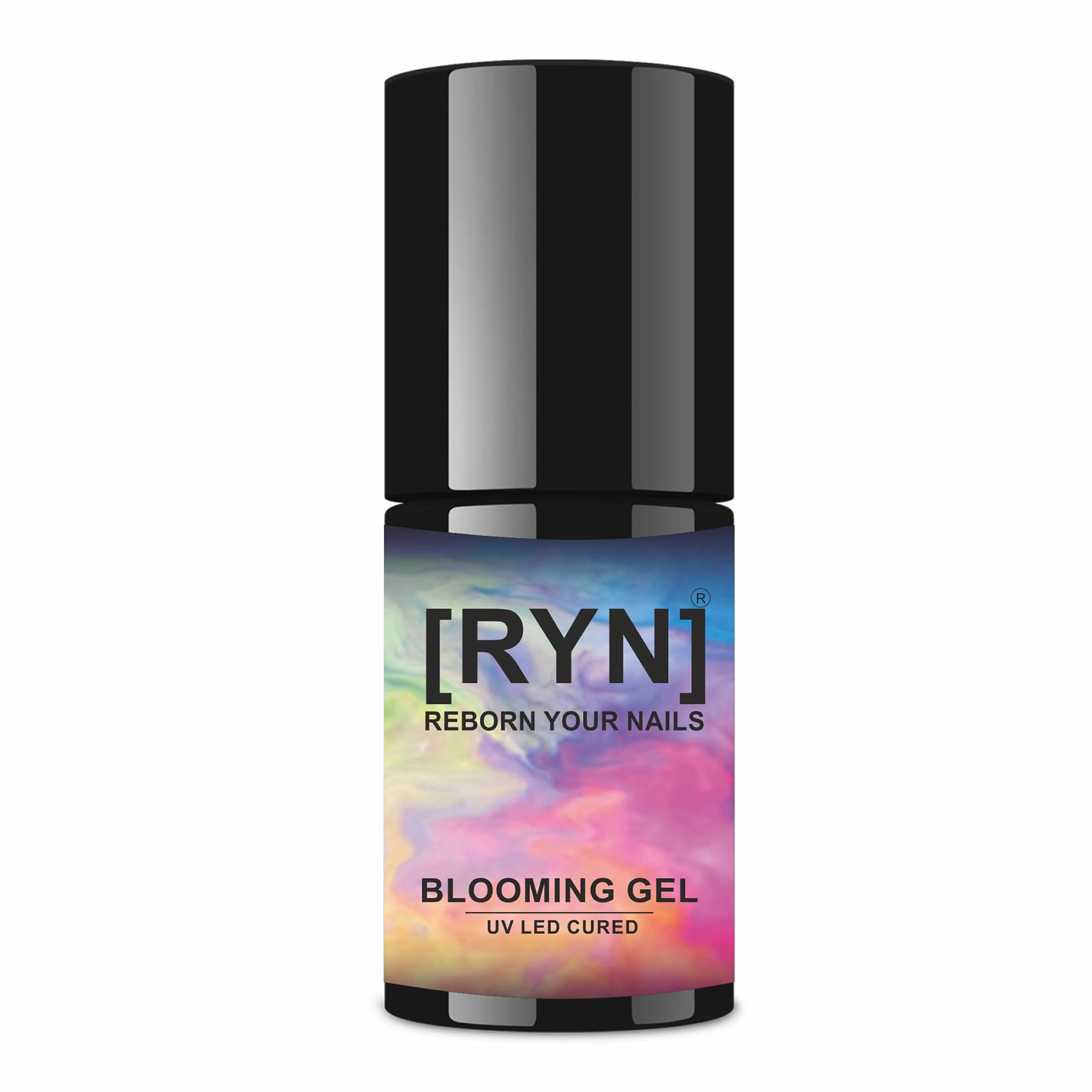 Kulis Ryn Clear Blooming Gel 15Ml Uv/Led Soak-Off Nail Art Polish For Spreading Effect Marble Nail Polish Gel For Diy Fall Winter Color Flower Watercolor Magic Beauty Gift, Glossy Finish