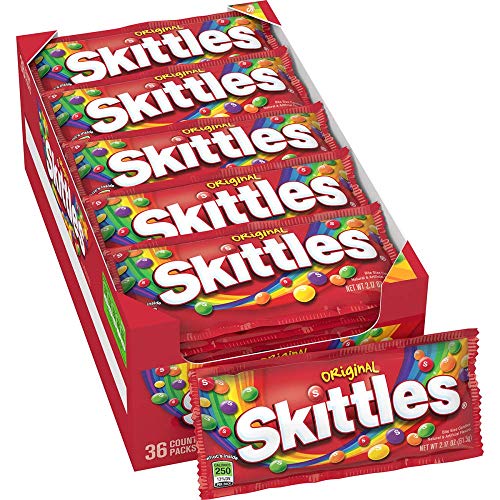 SKITTLES Original Candy, 2.17-Ounce 36 individual packs, 1 Pack of 36