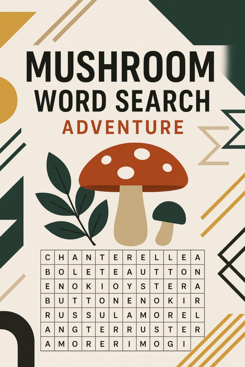 Mushroom Word Search Adventure: Foraging Games & Fungi Puzzles for Skill Boost