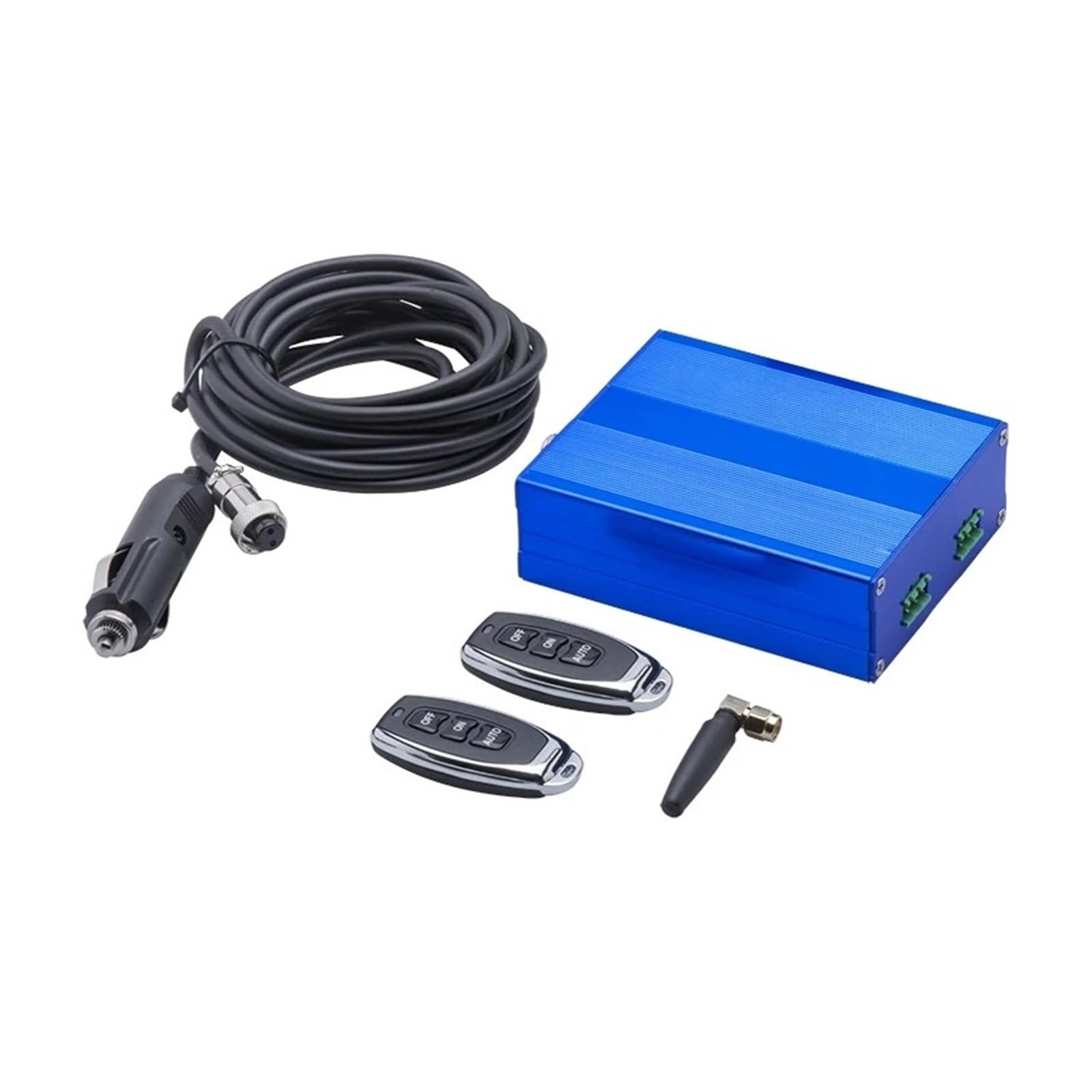 Espyn Only Control Electric Exhaust Control Valve Dual Set With Remote Cutout Control For 2"/2.36"/2.5"/2.75"/3" Pipe 2Piece Valve Egr Valve Exaust Gas Recirculation Valve
