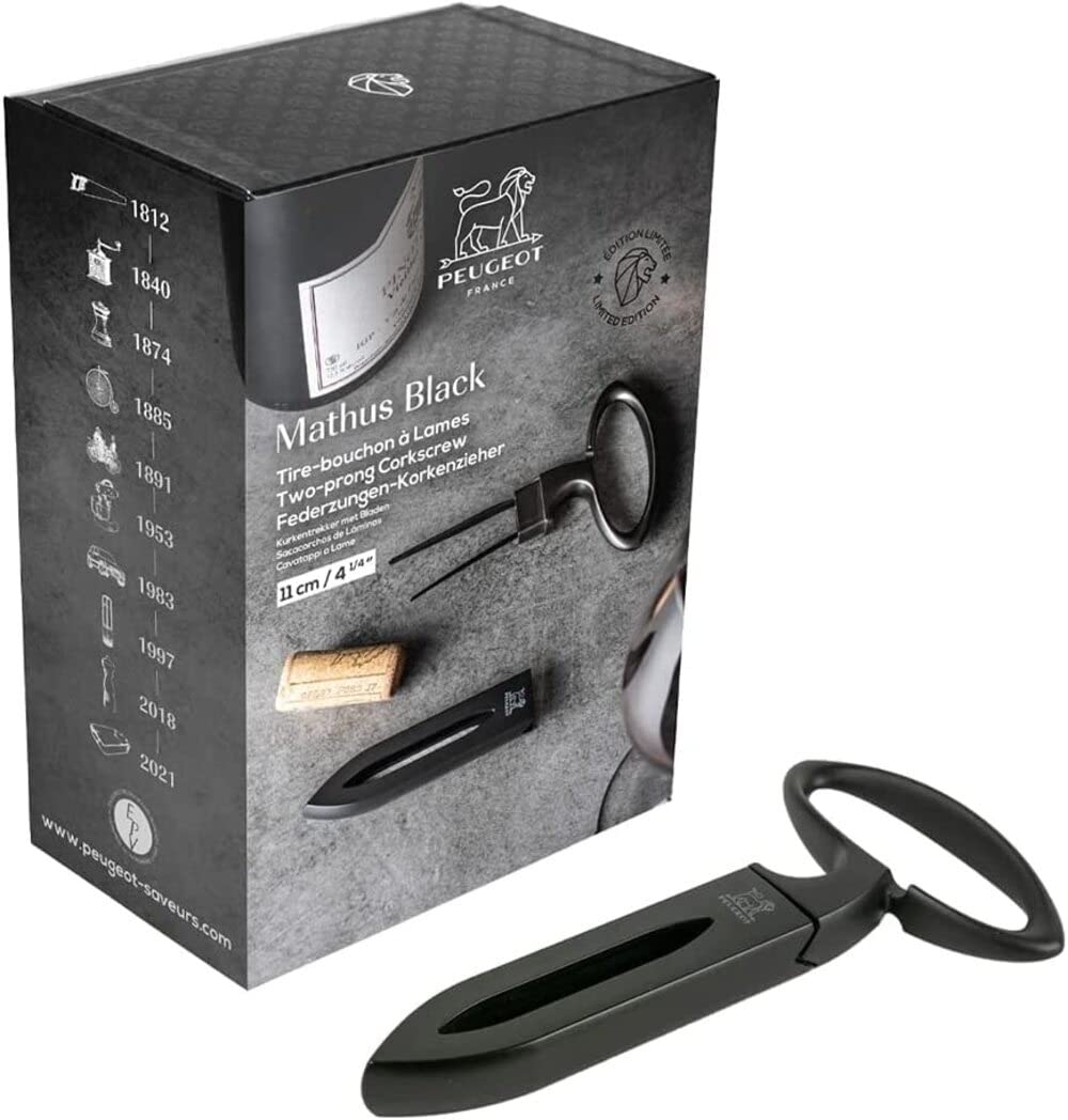 Peugeot - Coffret Dégustation Wine Game - Clef du Vin Travel + Tire-Bouchon Clavelin - pour Déboucher et Reproduire Le Vieillissement du Vin - Idée Cadeau Oenologie