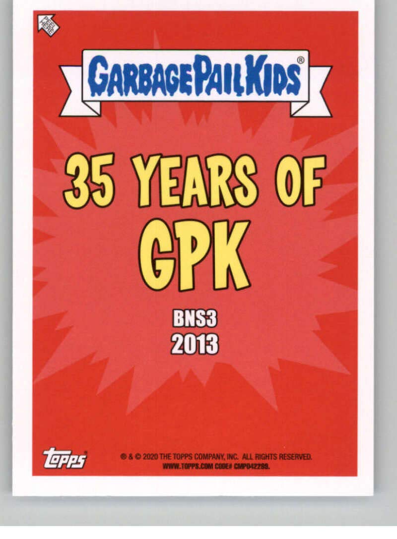 2020 Garbage Pail Kids 35th Anniversary Series 2#80B WYATT YOU LITTLE  Trading Card at Amazon's Entertainment Collectibles Store