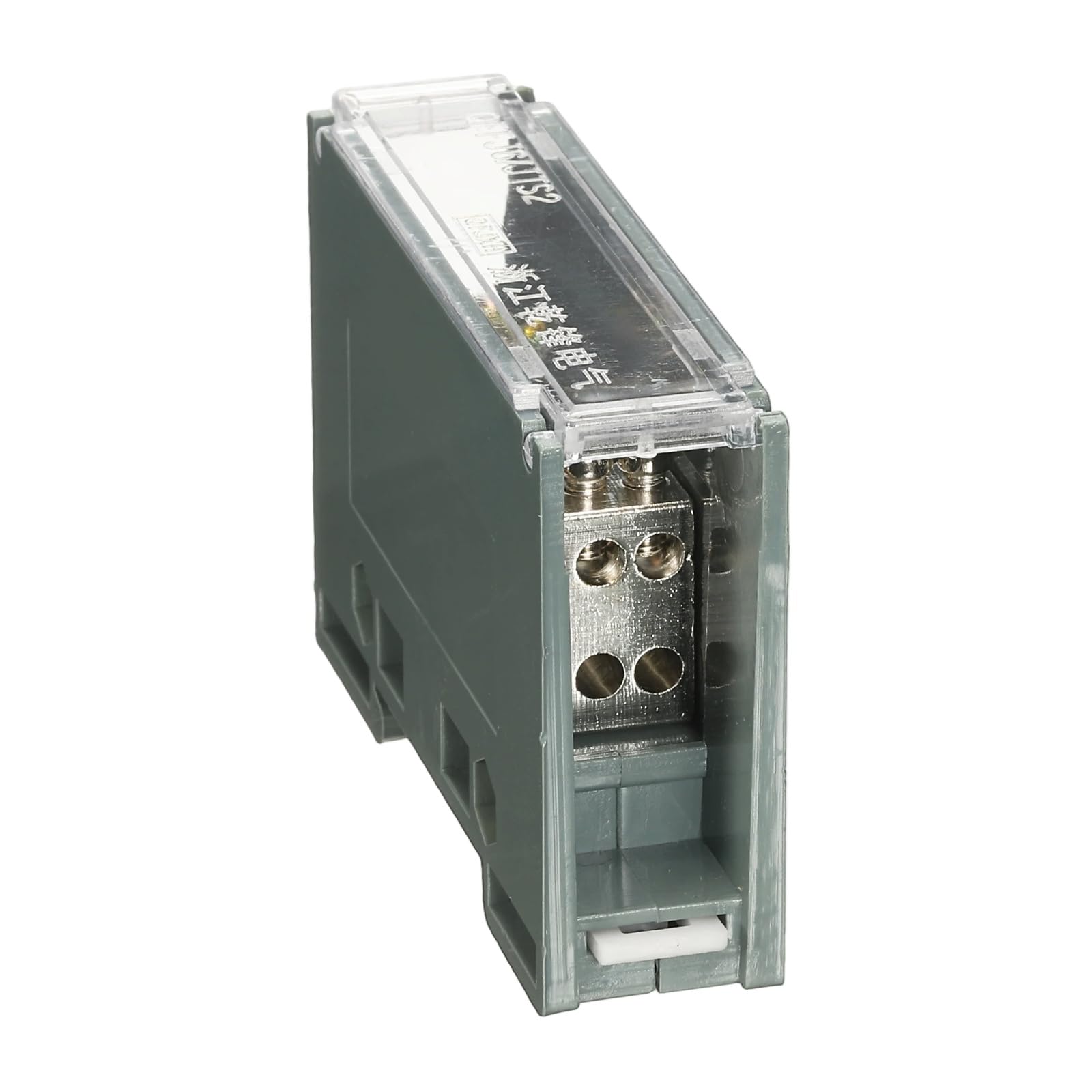 – sourcing map 1 in 6 Out Rail Terminal Blocks, 690V 150A Connectors Power Distribution Block Crimp Wiring Splitter with Flame-Retardant Housing for Power Distribution Cabinets 14-10AWG Gauge