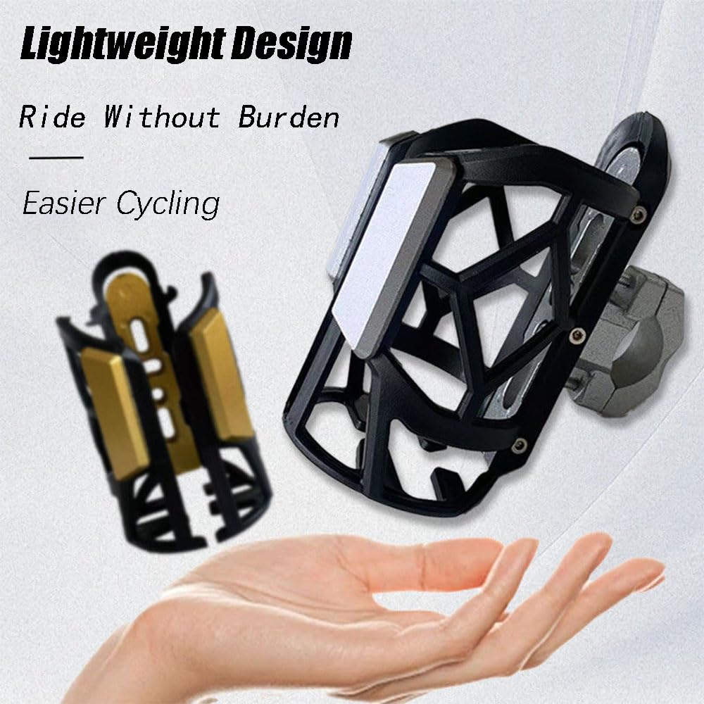 Porte-Gobelet Moto pour CB500X CB 500X CB500 X, Porte-Bouteille Fixation Guidon, Support de Boisson à Pince pour Tube Pare-Carter Accessoire Extérieur,Black