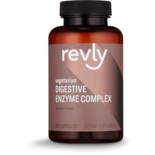 Revly Digestive Enzyme Complex, 180 Capsules
