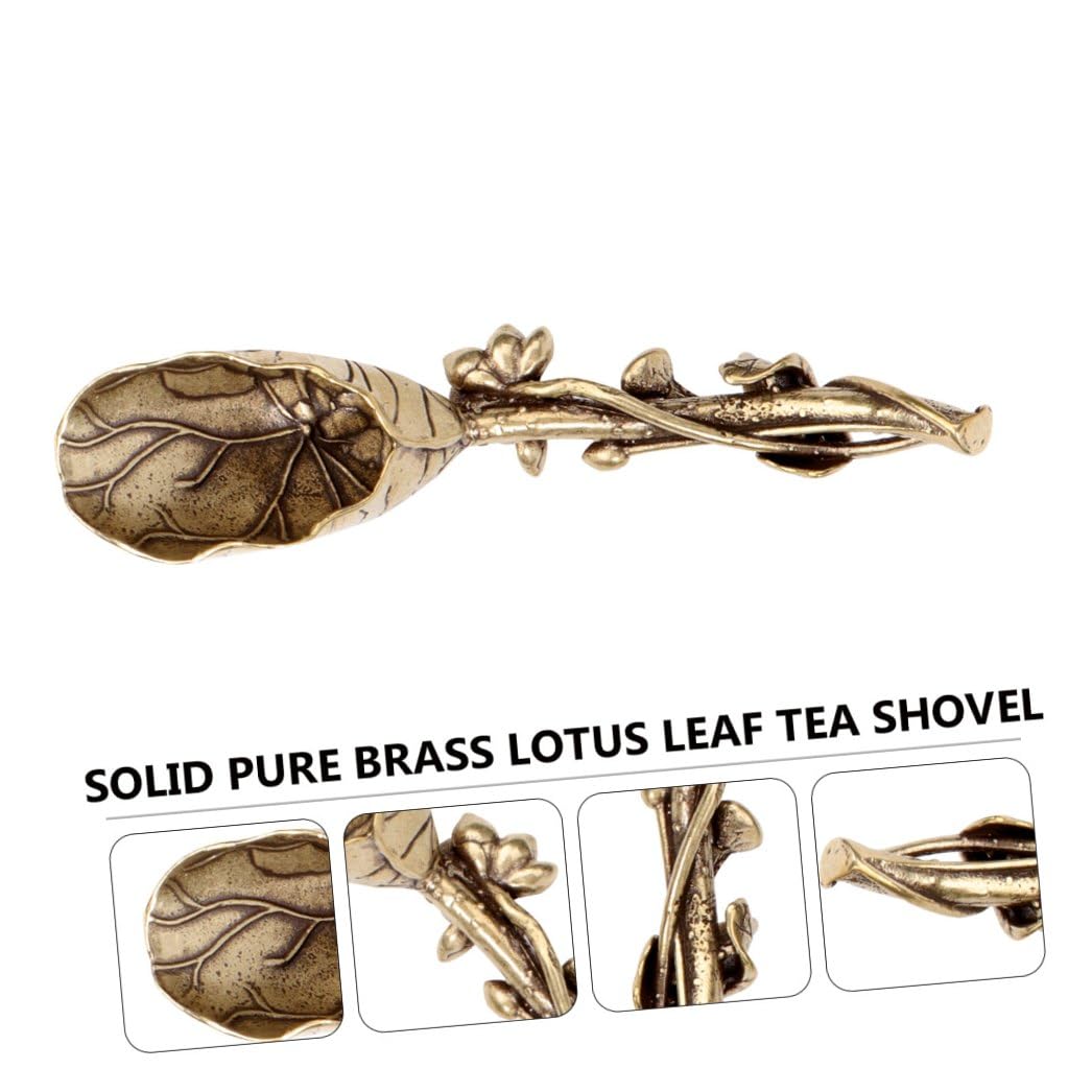 Amosfun 3 Uds Cuchara Para Granos De Café Cucharaditas Para Té Para Té De Cobre Dorada