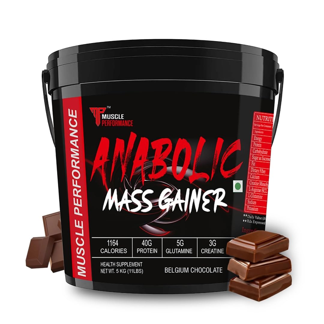 Anabolic Mass Gainer 1kg Belgium Chocolate — Amazon image 21