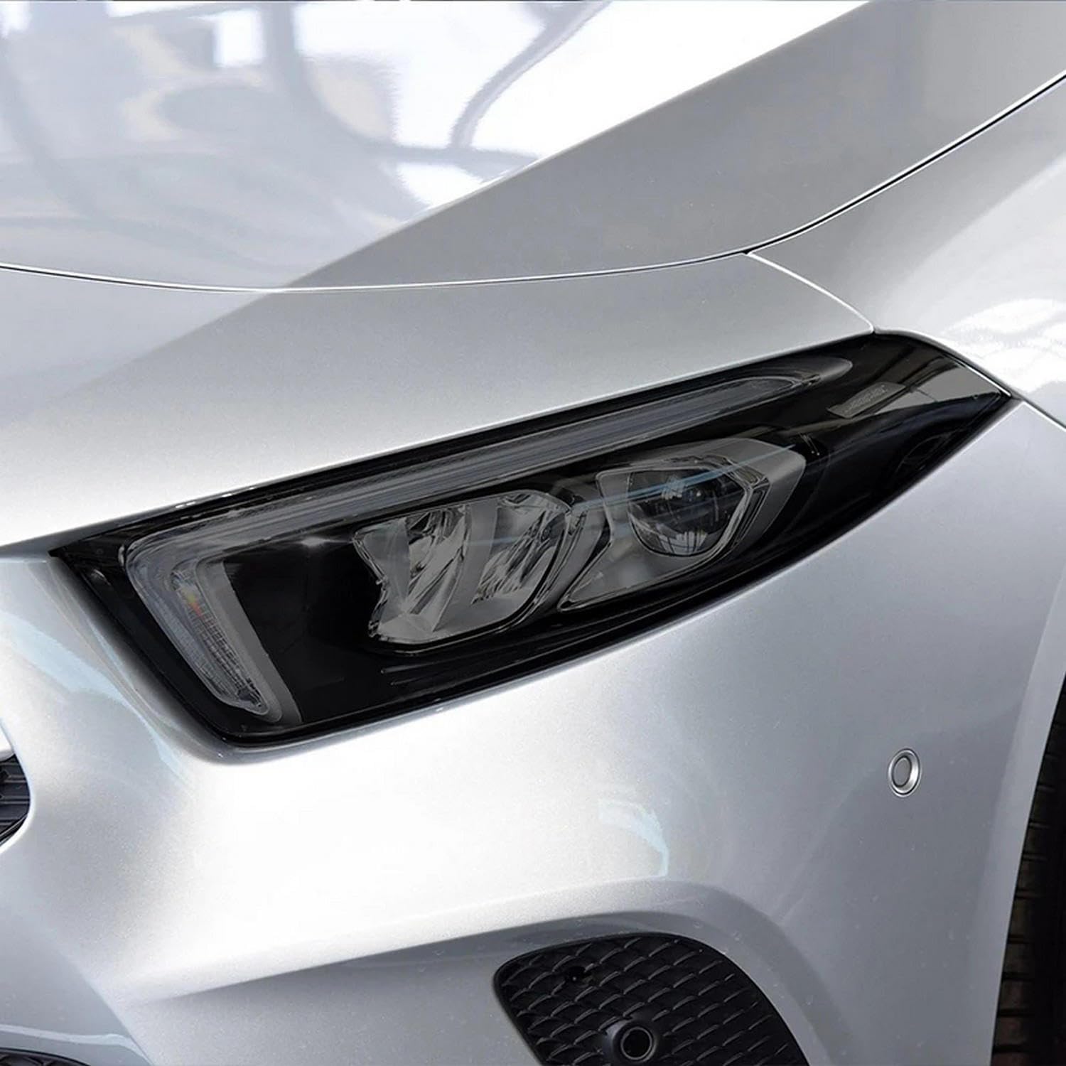 Eviter jaunissement phare TPU autocollant Mercedes Classe A